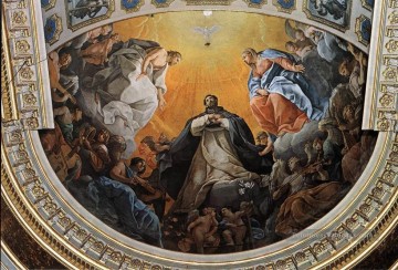 La Gloire de St Dominique Baroque Guido Reni Peinture à l'huile